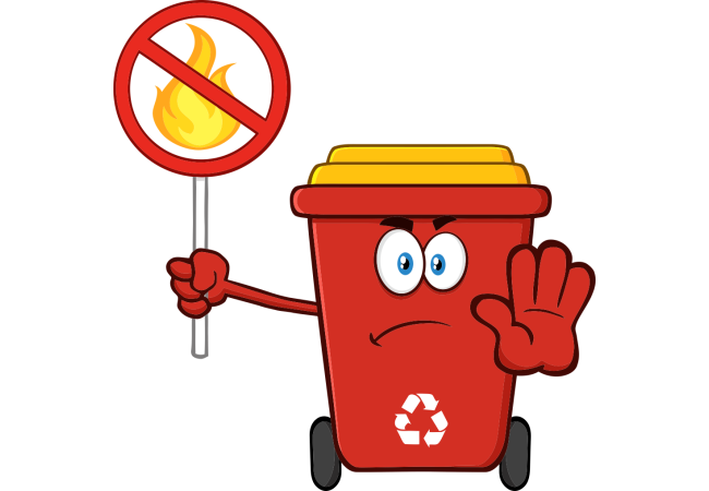 Sticker Poubelle Recyclage - Signalétique Environnement