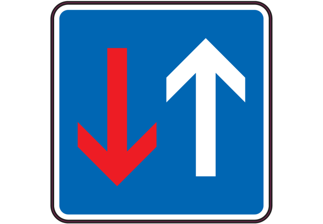 Sticker Priorité de Circulation - Signalisation Routière