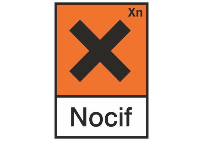 Sticker Produit Dangereux Nocif – Signalétique Chimie