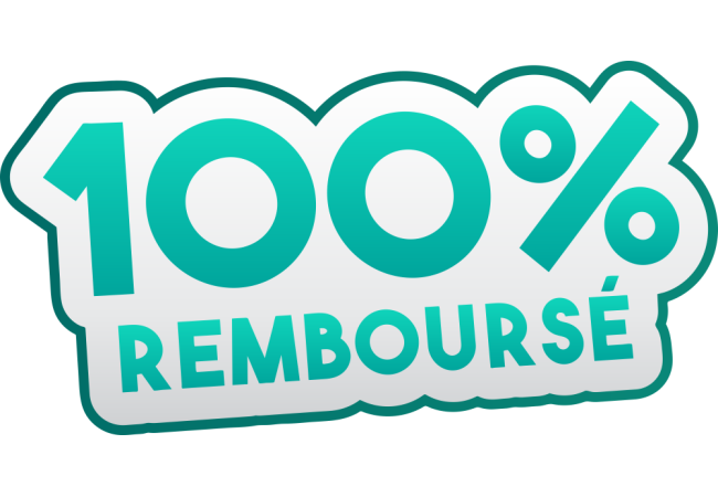 Sticker Promotionnel 100% Remboursé