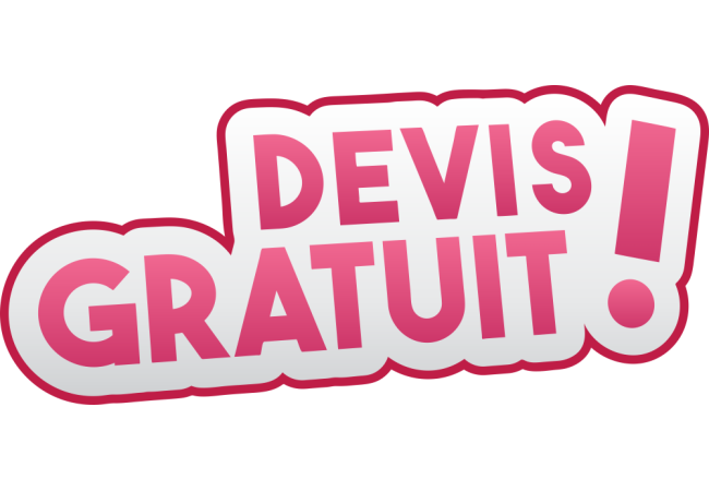 Sticker Promotionnel « Devis Gratuit » - Signalétique Commerciale