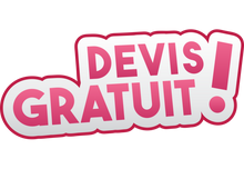 Sticker Promotionnel « Devis Gratuit » - Signalétique Commerciale