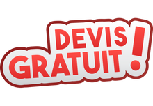 Sticker Promotionnel « Devis Gratuit » – Signalétique Commerciale