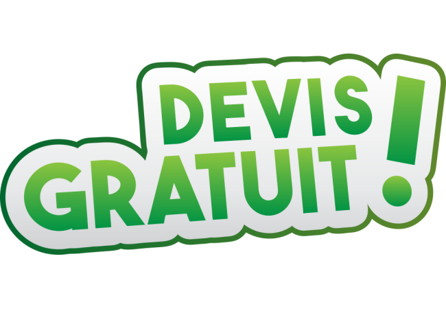 Sticker Promotionnel « Devis Gratuit » - Signalétique Commerciale