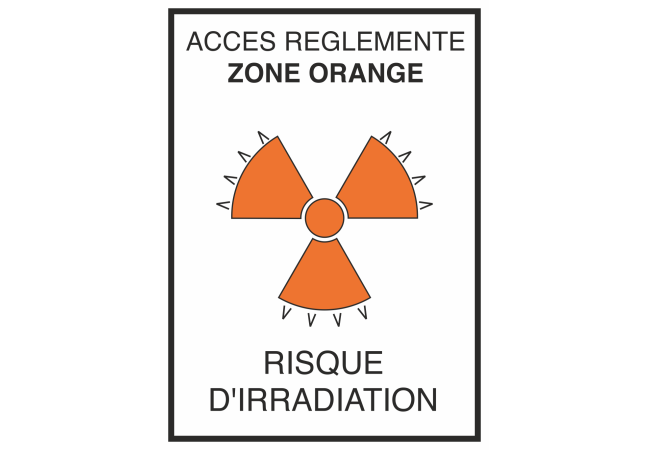 Sticker Risque d'Irradiation - Signalétique Radioactivité