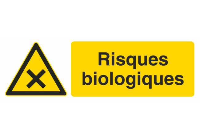 Sticker Risques Biologiques – Signalétique Danger