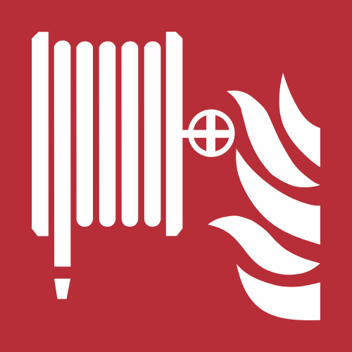 Sticker Robinet d'Incendie Armé - Norme ISO 7010 F002
