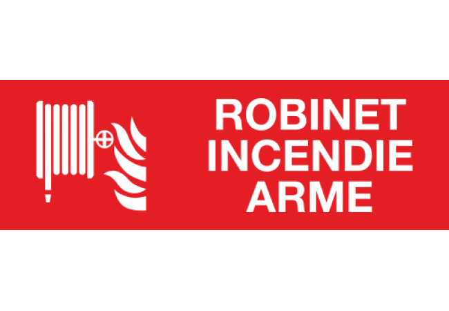 Sticker Robinet d'Incendie Armé - Signalétique