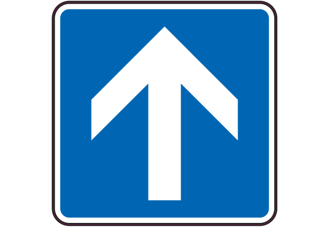 Sticker Sens Unique - Signalisation Direction Circulation