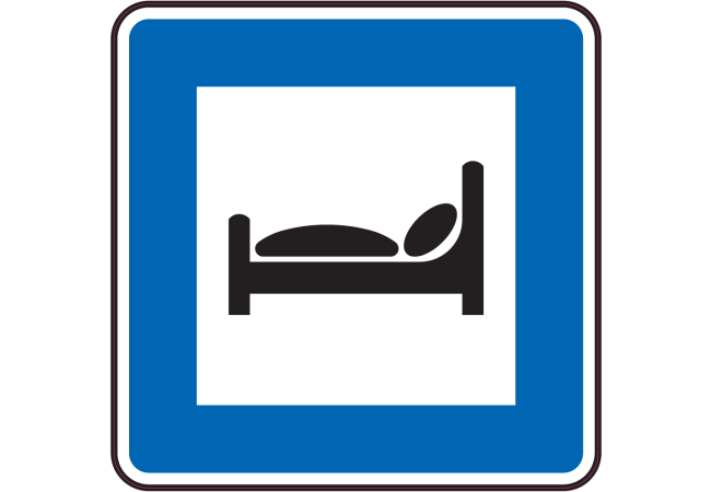 Sticker Signalétique Hébergement – Indication d'accueil