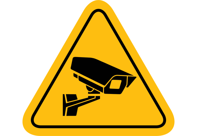 Sticker Signalétique Vidéosurveillance