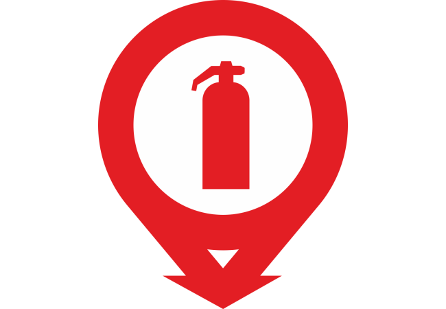 Sticker Signalisation Extincteur – Norme ISO 7010