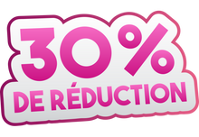 Sticker Soldes -30% - Signalétique Commerciale