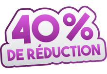 Sticker Soldes 40% — Promotions et Réductions