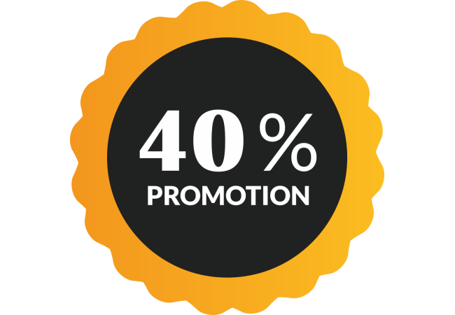 Sticker Soldes -40% | Signalétique Promotionnelle
