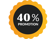 Sticker Soldes -40% | Signalétique Promotionnelle
