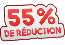Sticker Soldes 55% - Signalétique Promotionnelle