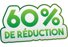 Sticker Soldes -60% : Attirez les Clients