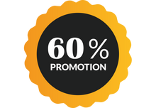 Sticker Soldes -60% | Signalétique Commerciale