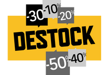 Sticker Soldes & Déstockage - Signalétique Commerciale