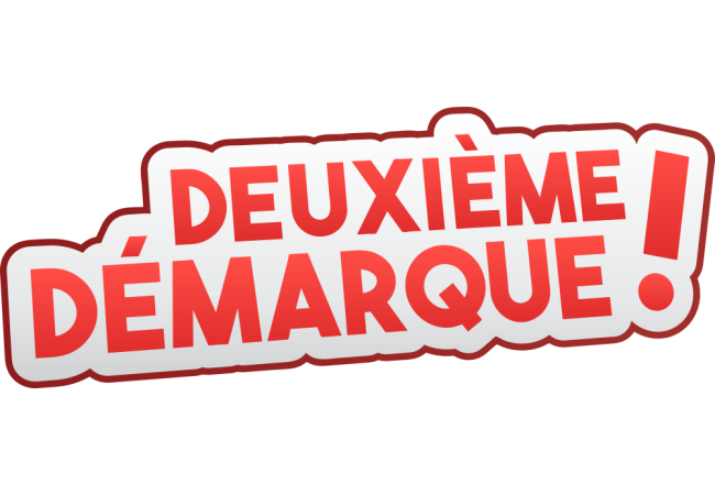 Sticker Soldes Deuxième Démarque - Signalétique Commerciale