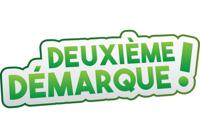 Sticker Soldes Deuxième Démarque - Signalisation Commerciale