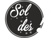 Sticker Soldes Flocons - Décoration Vitrines Festives