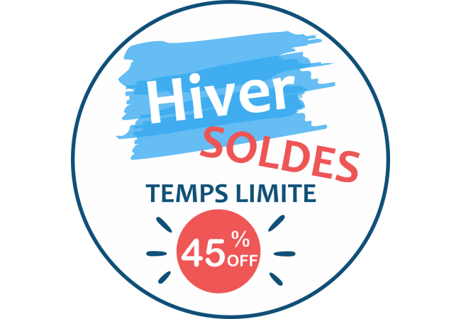 Sticker Soldes Hiver – Promotions en Magasin