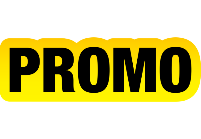 Sticker Soldes Jaune et Noir - Promotion Commerciale