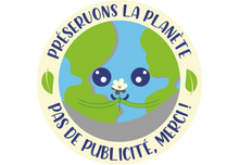 Sticker Stop Pub Écologie - Préservons la Planète