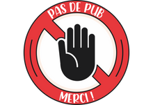 Sticker Stop Pub - Main "Pas de Pub"