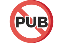 Sticker STOP PUB rond - Signalisation boîtes aux lettres