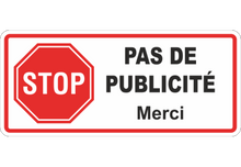 Sticker Stop Pub – Signalétique Anti-Démarchage