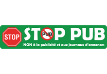 Sticker Stop Pub Vert – Signalétique Anti-Démarchage