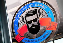 Sticker transparent vitrine – Vitrophanie personnalisée