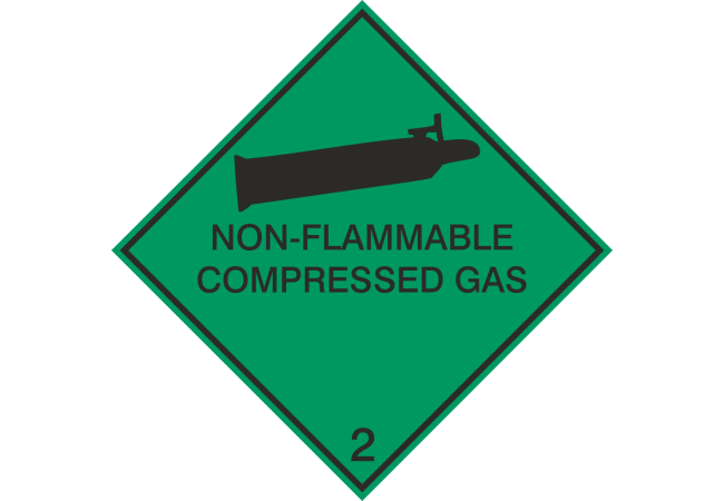 Sticker Transport Maritime Gaz Non Combustibles