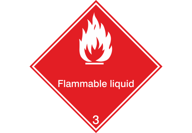 Sticker Transport Maritime Liquide Combustible