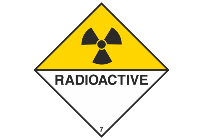 Sticker Transport Maritime Matières Radioactives