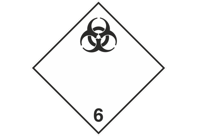 Sticker Transport Matières Infectieuses - Norme ADR