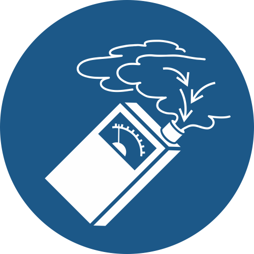 Sticker Utiliser le détecteur de gaz - ISO 7010 M048