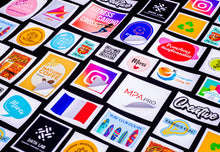 Stickers découpe mi-chair personnalisés – Format sur mesure