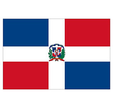 Panneau Rigide Format 18x12cm Drapeau de Pays Nation république Dominicaine épaisseur 3mm
