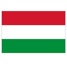 Panneau Rigide Format 18x12cm Drapeau de Pays Nation Hongrie épaisseur 3mm