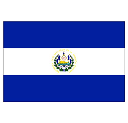 Panneau Rigide Format 18x12cm Drapeau de Pays Nation Salvador épaisseur 3mm