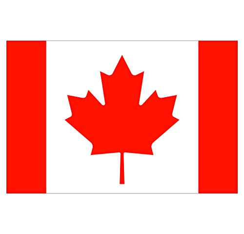 Supstick Autocollant Stickers Drapeau de Pays Nation Canada Format 15x10cm