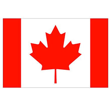 Panneau Rigide Format 18x12cm Drapeau de Pays Nation Canada épaisseur 3mm