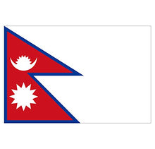 Panneau Rigide Format 18x12cm Drapeau de Pays Nation népal épaisseur 3mm