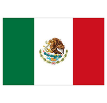 Panneau Rigide Format 18x12cm Drapeau de Pays Nation Mexique épaisseur 3mm