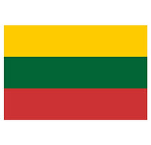 Panneau Rigide Format 18x12cm Drapeau de Pays Nation Lituanie épaisseur 3mm