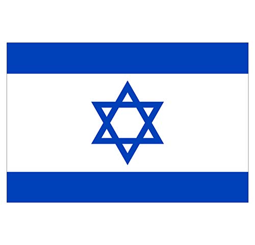 Supstick Autocollant Stickers Drapeau de Pays Nation Israel Format 18x12cm